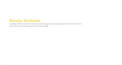 Desktop Screenshot of nicolasteichrob.com